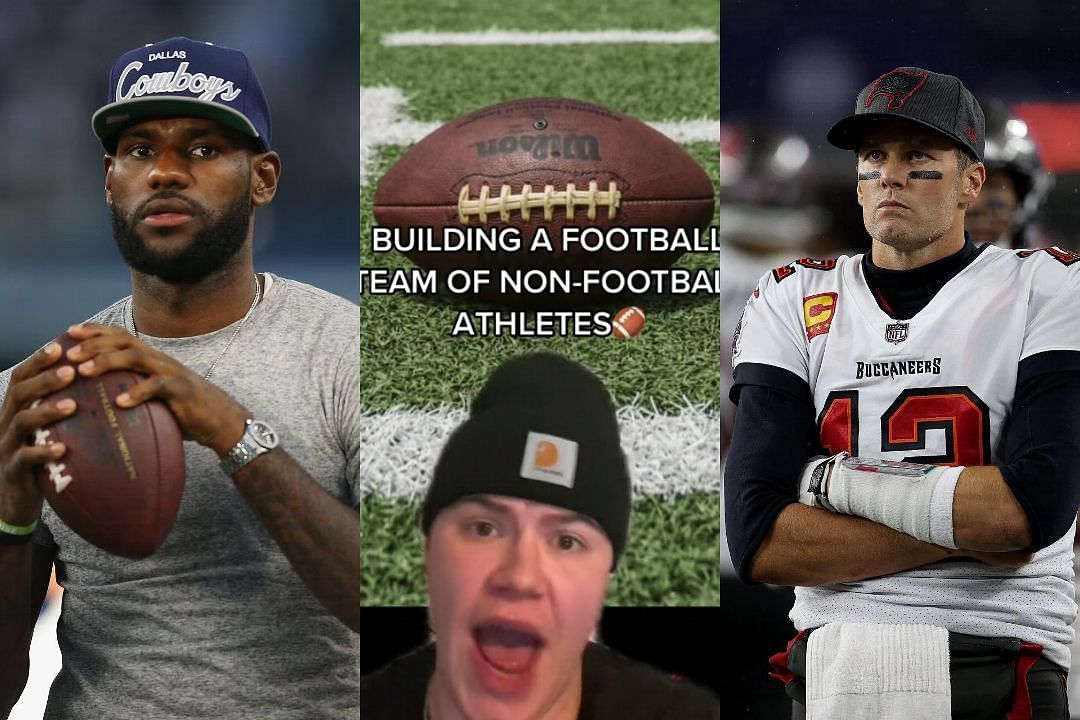 LeBron James is called a better Tom Brady by NFL TikTok star