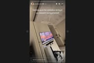 Bouchard's Instagram story.