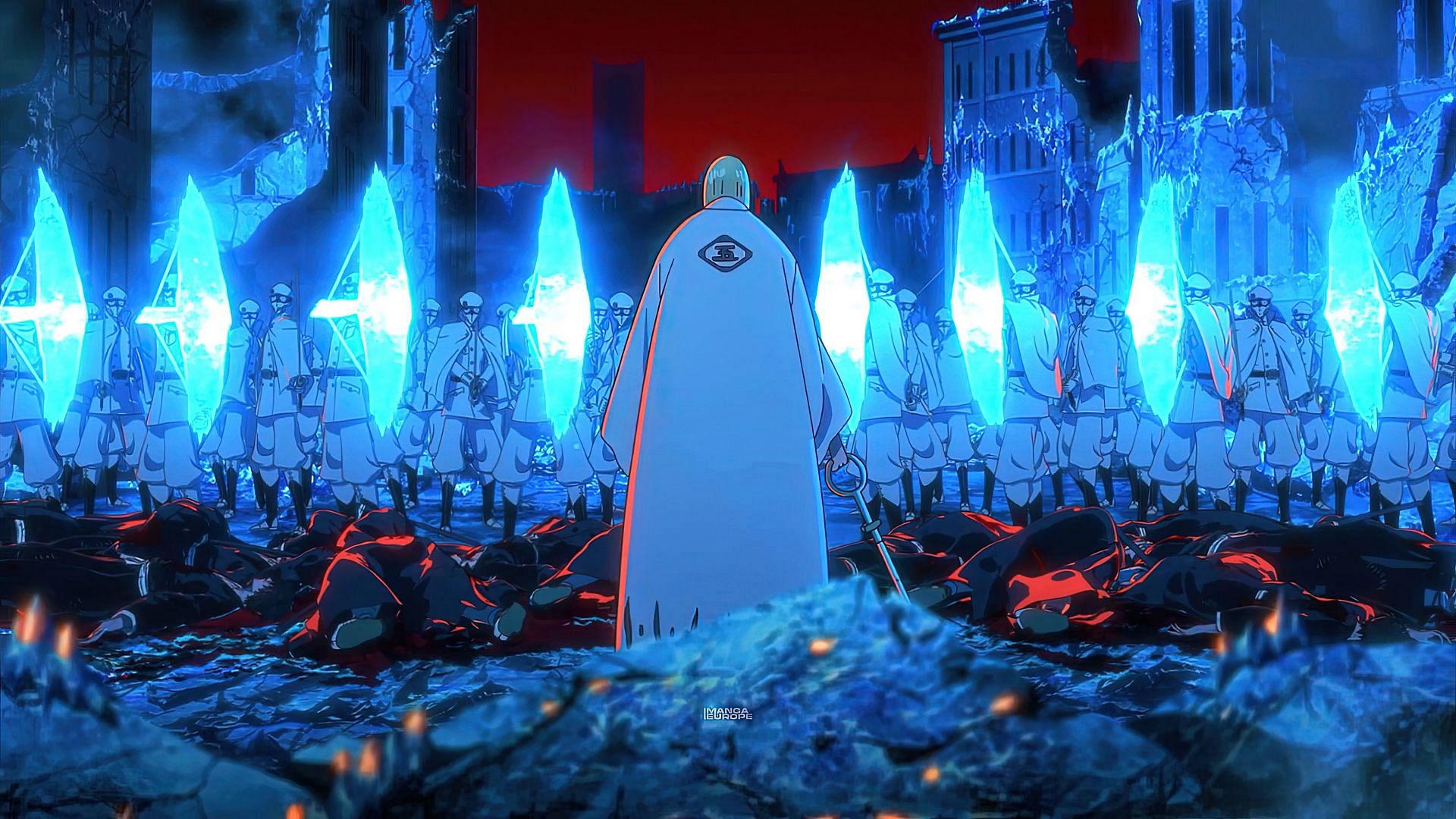 Shinji as seen in the recent teaser trailer released for Bleach TYBW cour 2 (Image via Studio Pierrot)