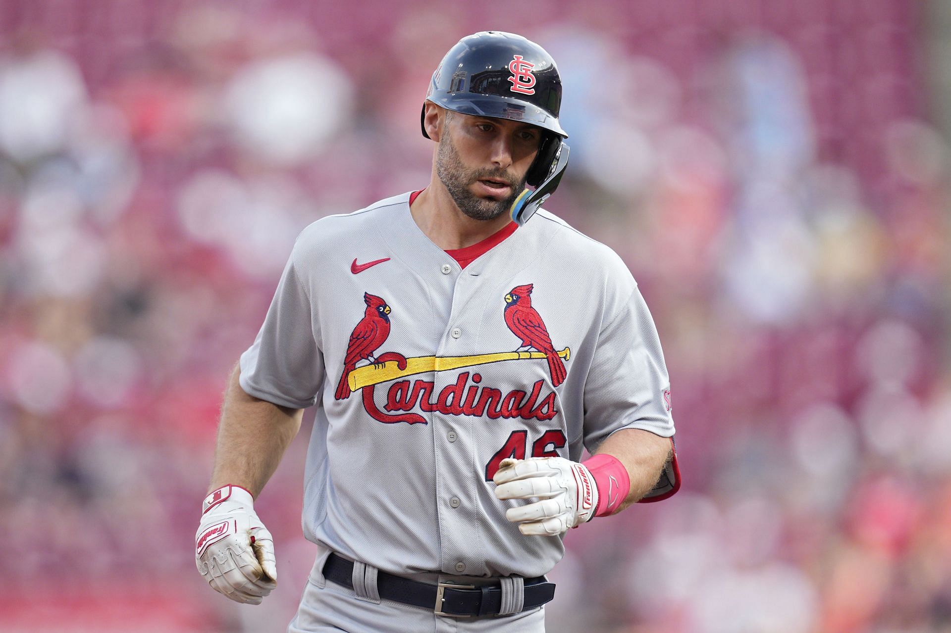 Goldschmidt drives in three to reach 1,002 RBIs, Cards beat Reds 6