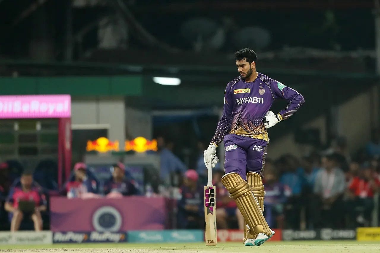 Venkatesh Iyer scored a half-century against the Rajasthan Royals. [P/C: iplt20.com]