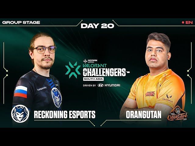 Reckoning Esports vs Orangutan in Valorant Challenger South Asia Split ...