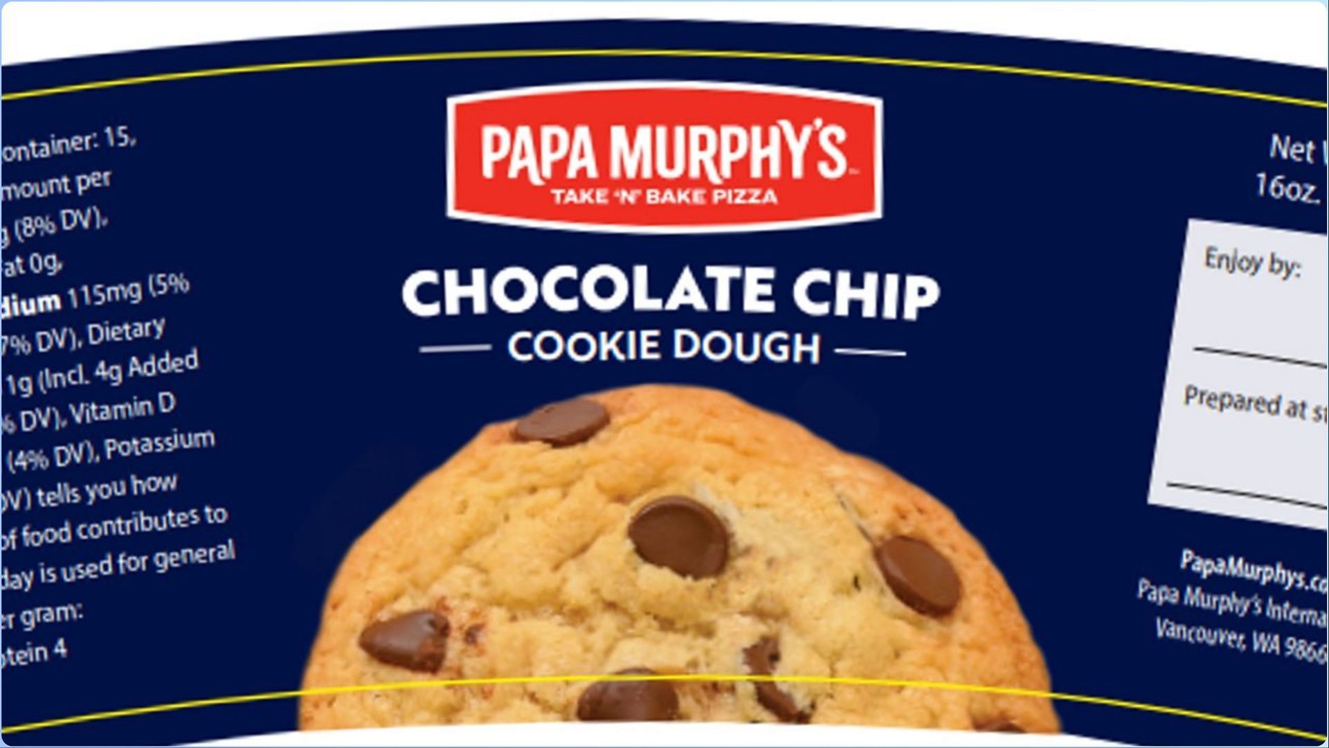 Papa Murphy&rsquo;s raw cookie dough linked with over 18 salmonella infections (Image via Papa Murphy&rsquo;s)