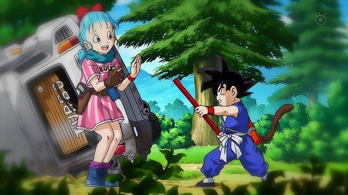 Bulma was 4 years old bigger than Goku in the original Dragon Ball but how  is she younger than Goku now  Quora