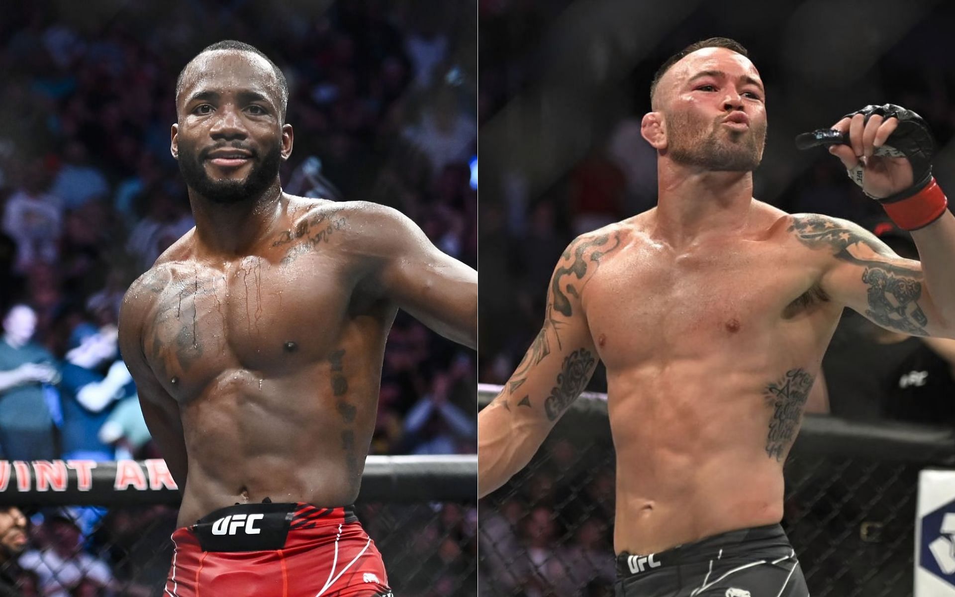 Leon Edwards and Colby Covington [Image Credit: Getty]