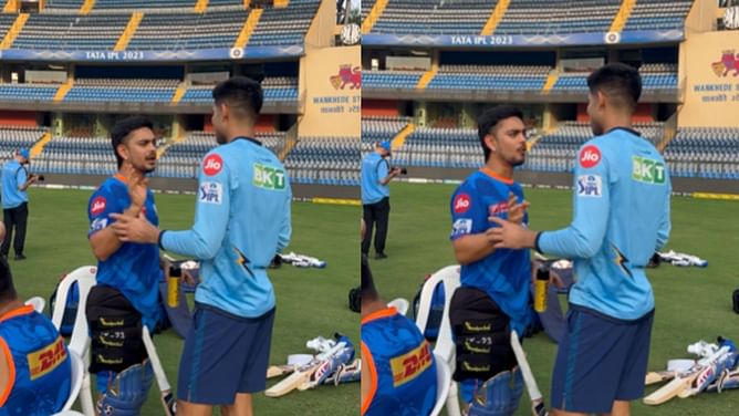 IPL 2023: MI vs GT मैच से पहले इशान किशन और शुभमन गिल के बीच हुई झड़प, वीडियो आया सामने