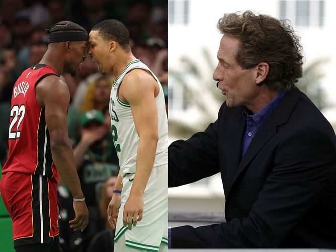"You dared to talk trash to him, GW" - Skip Bayless thanks Grant Williams for 'poking the playoff bear' Jimmy Butler during NBA Conference Finals