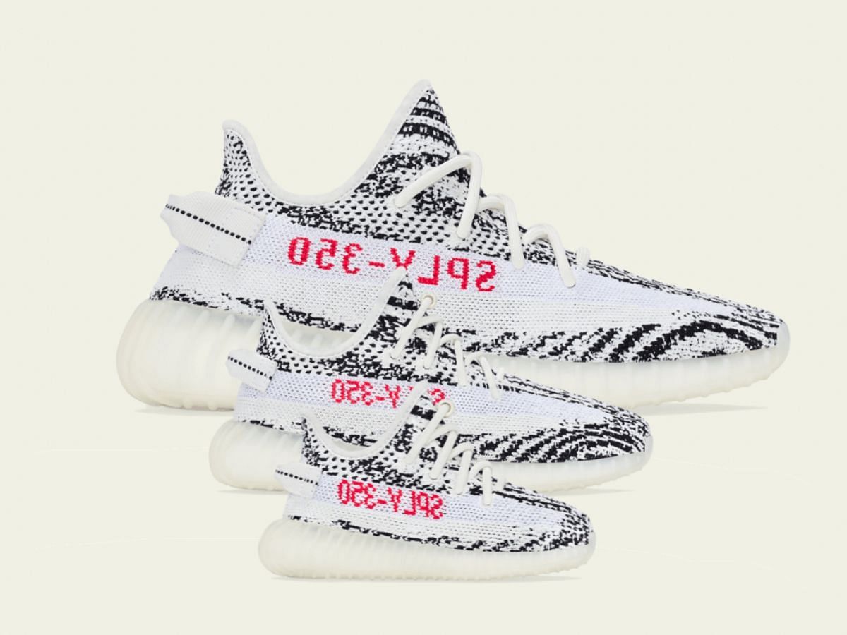 magie verwarring vergiftigen Zebra: Adidas Yeezy Boost 350 v2 “Zebra” shoes: Restock, price, and more  details explored