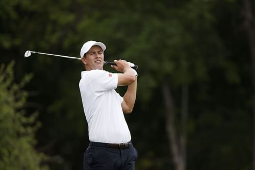 Adam Scott during AT&T Byron Nelson - Round One