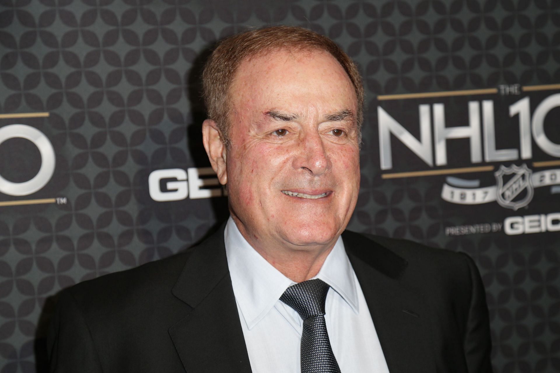 Al Michaels at The NHL 100 presented by GEICO - Red Carpet