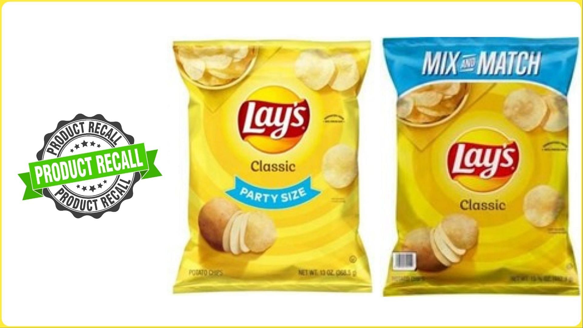 Frito-Lay recalls Lays Classic Potato Chips over undeclared milk allergens concerns (Image via FDA)