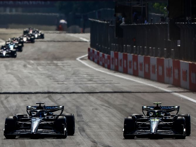 'Maybe he gives a tenth to George': Lewis Hamilton's qualifying pace compared to his teammate