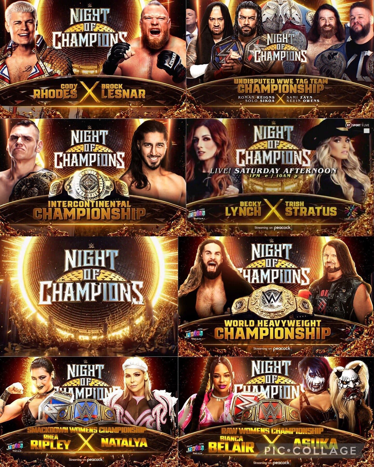 WWE Night of Champions 2023 Matches, Card, Predictions, Date, Start