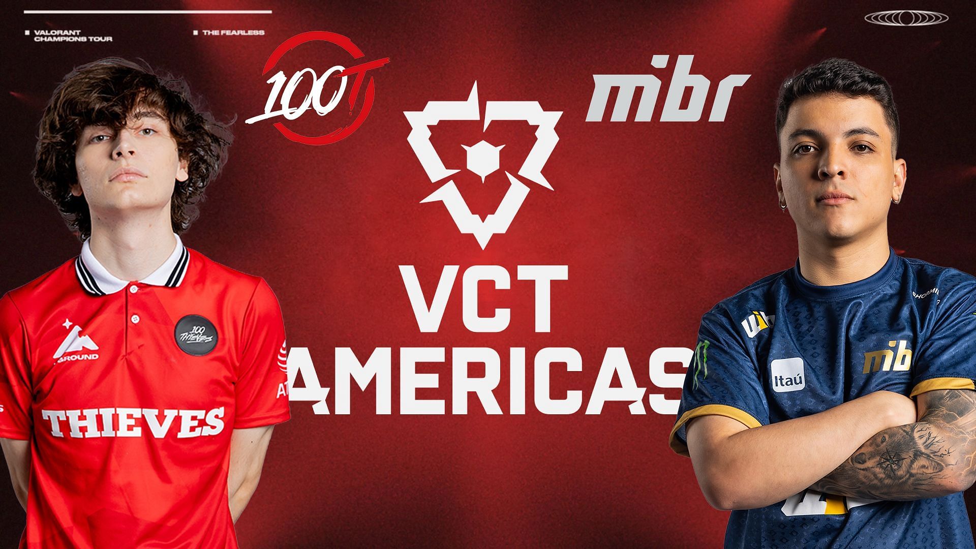 100 Thieves vs MIBR at VCT Americas League 2023 (Image via Sportskeeda)
