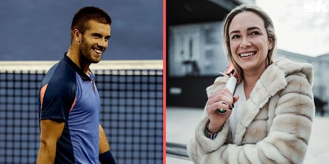 Borna Coric gushes over Donna Vekic for making his life "easier" with home-cooked dinner