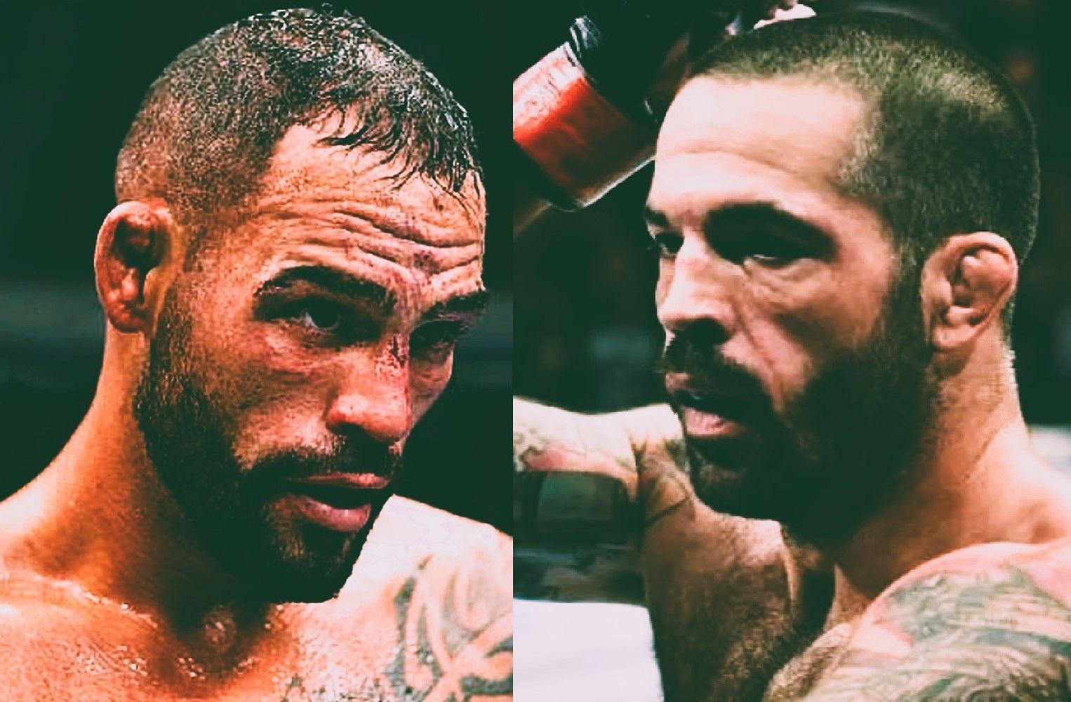 Ponzinibbio vs. Brown [Images via @sponzinibbiomma &amp; @iamtheimmortal on Instagram]