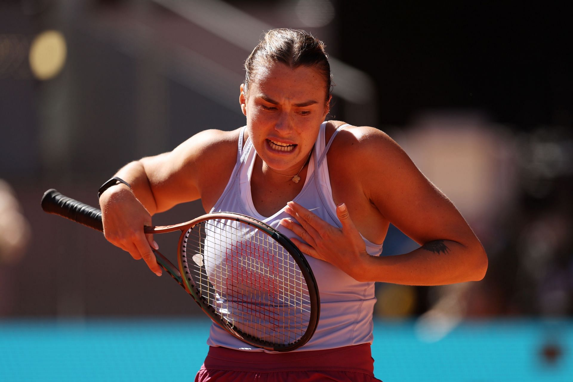 Aryna Sabalenka is seeking her second Madrid Open title.