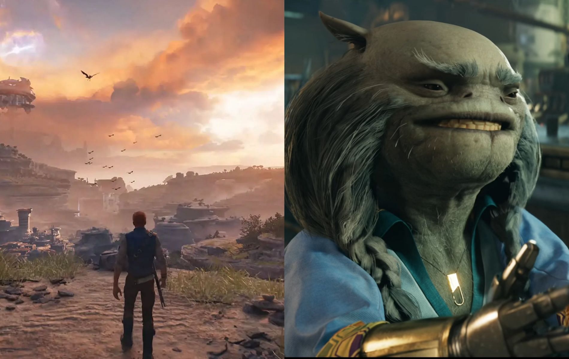 Brave the dangers of a new planet to find familiar faces (Images via EA/YouTube: MKIceAndFire)