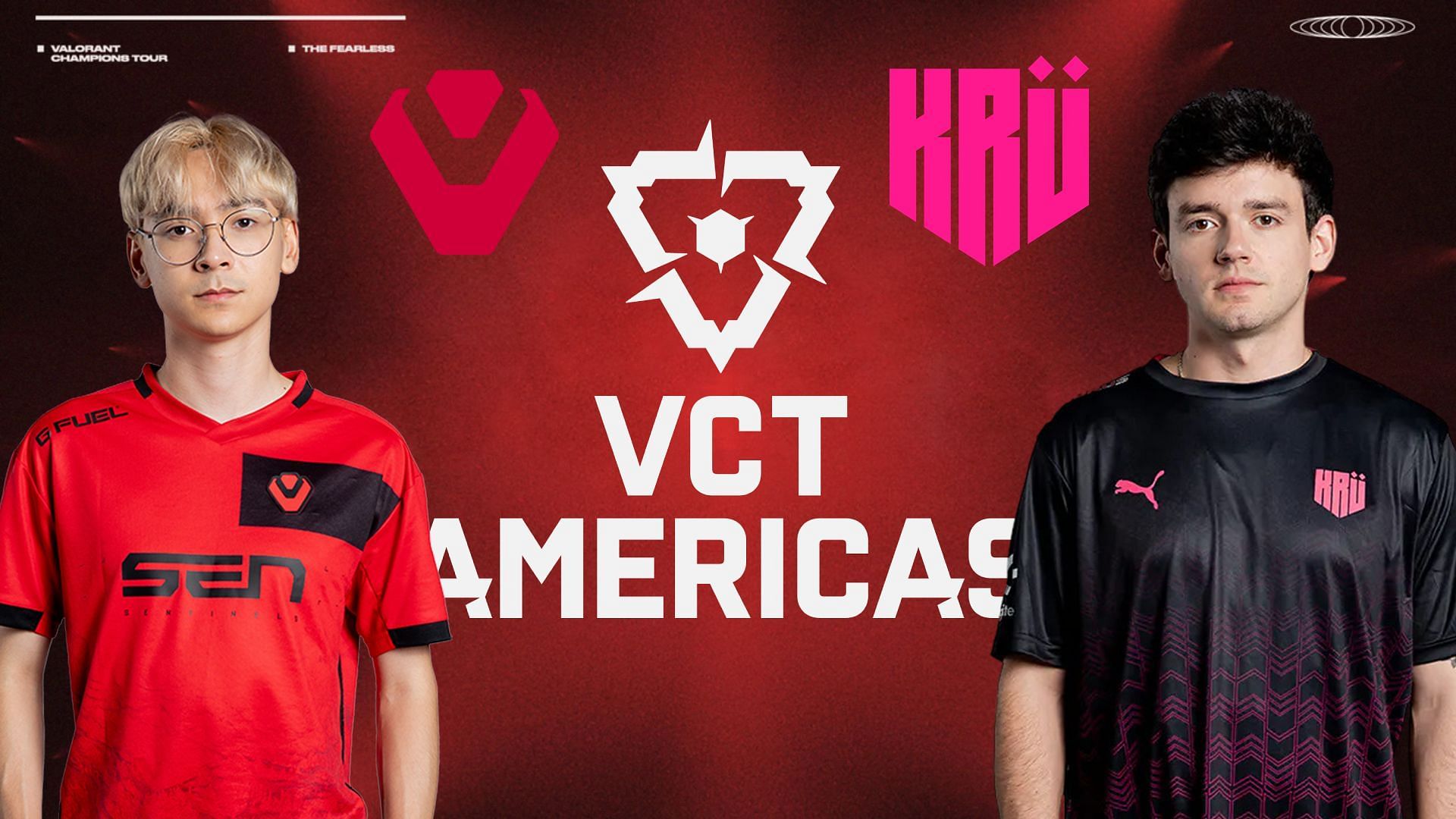 Sentinels vs KR&Uuml; Esports at VCT Americas League 2023 (Image via Sportskeeda)