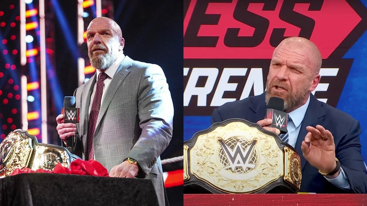 Triple H introduced the World Heavyweight Championship on RAW a few weeks ago