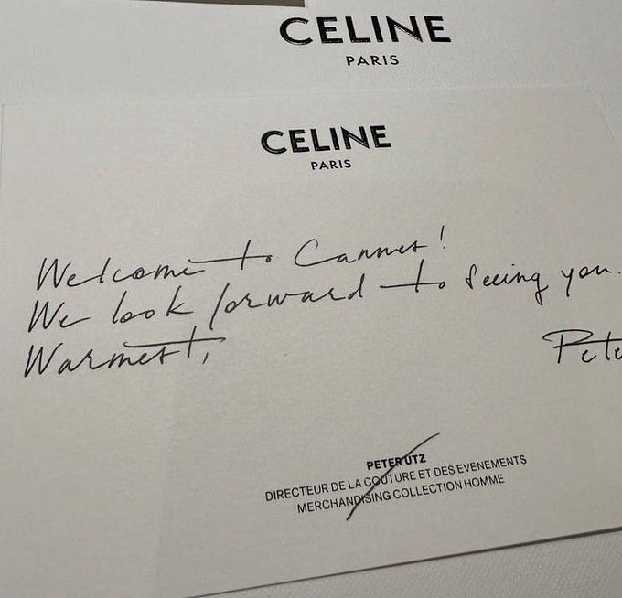 Celine Personally Invites BTS's Taehyung to Cannes Film Festival!