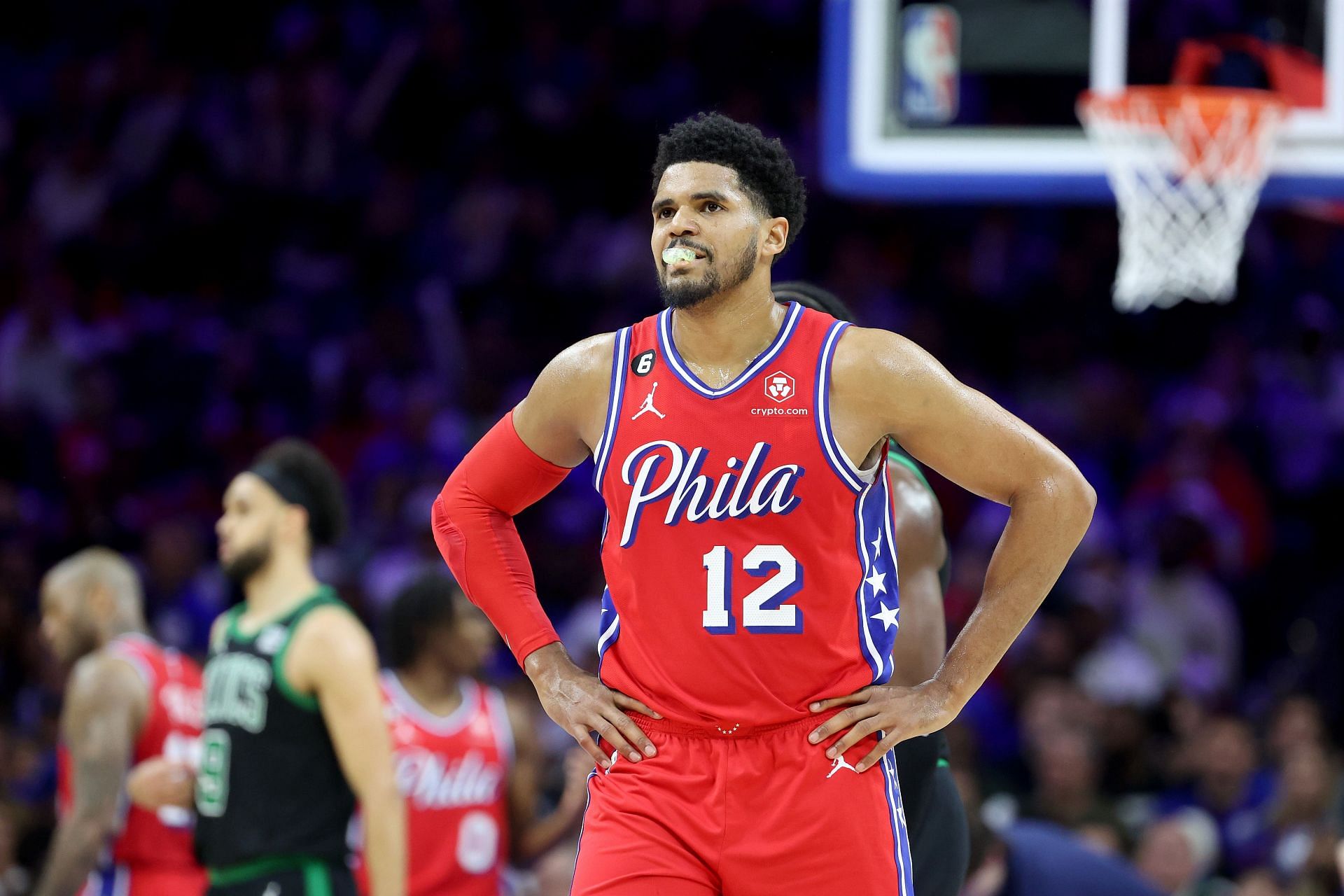 Harris was overpaid by the Philadelphia 76ers (Image via Getty Images)