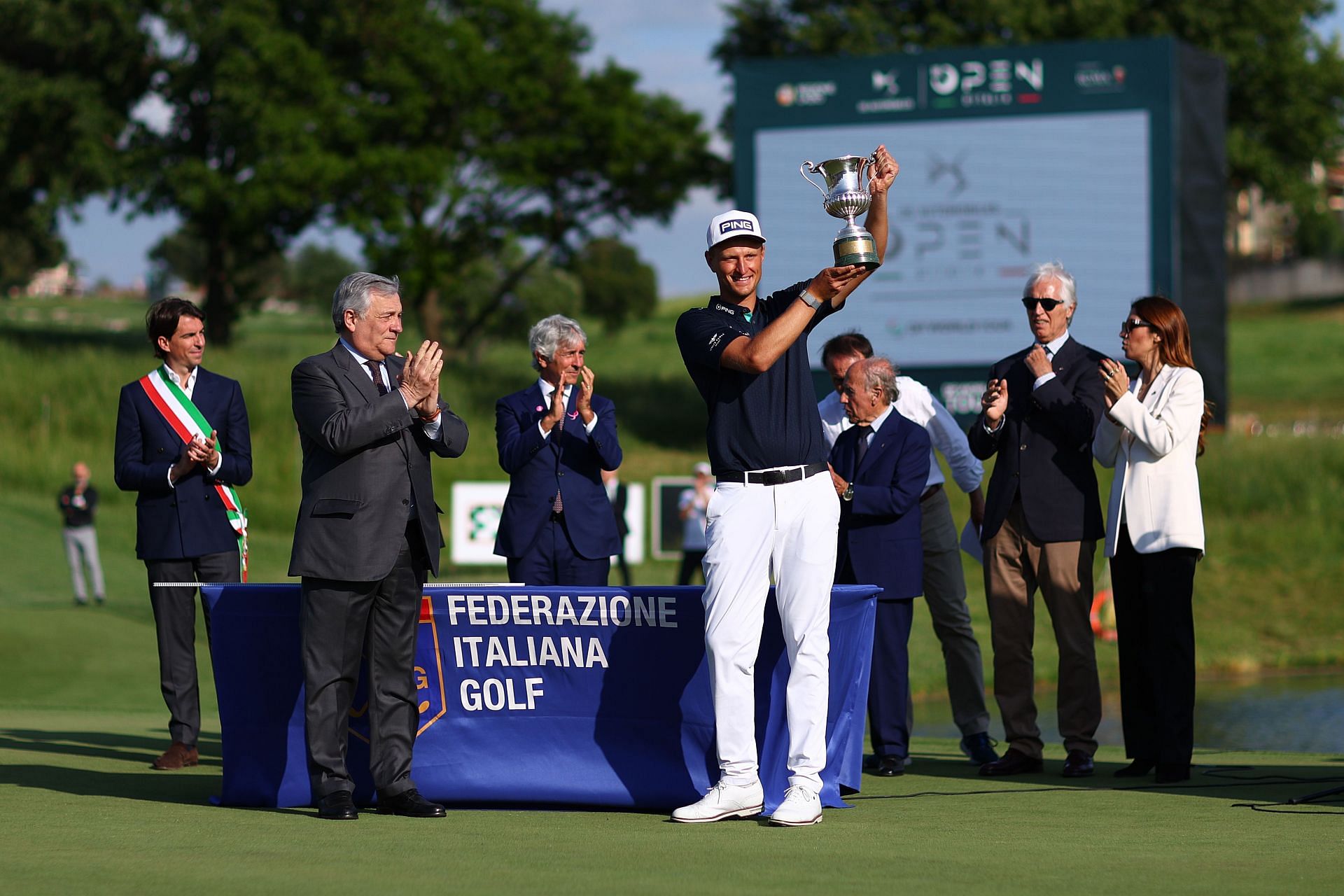 ARNAUS, Adri during 80°DS Automobiles Italian Open Golf Match, Marco Simone  GC, 5 May 2023 (Photo by AllShotLive/Sipa USA) Credit: Sipa US/Alamy Live  News Stock Photo - Alamy