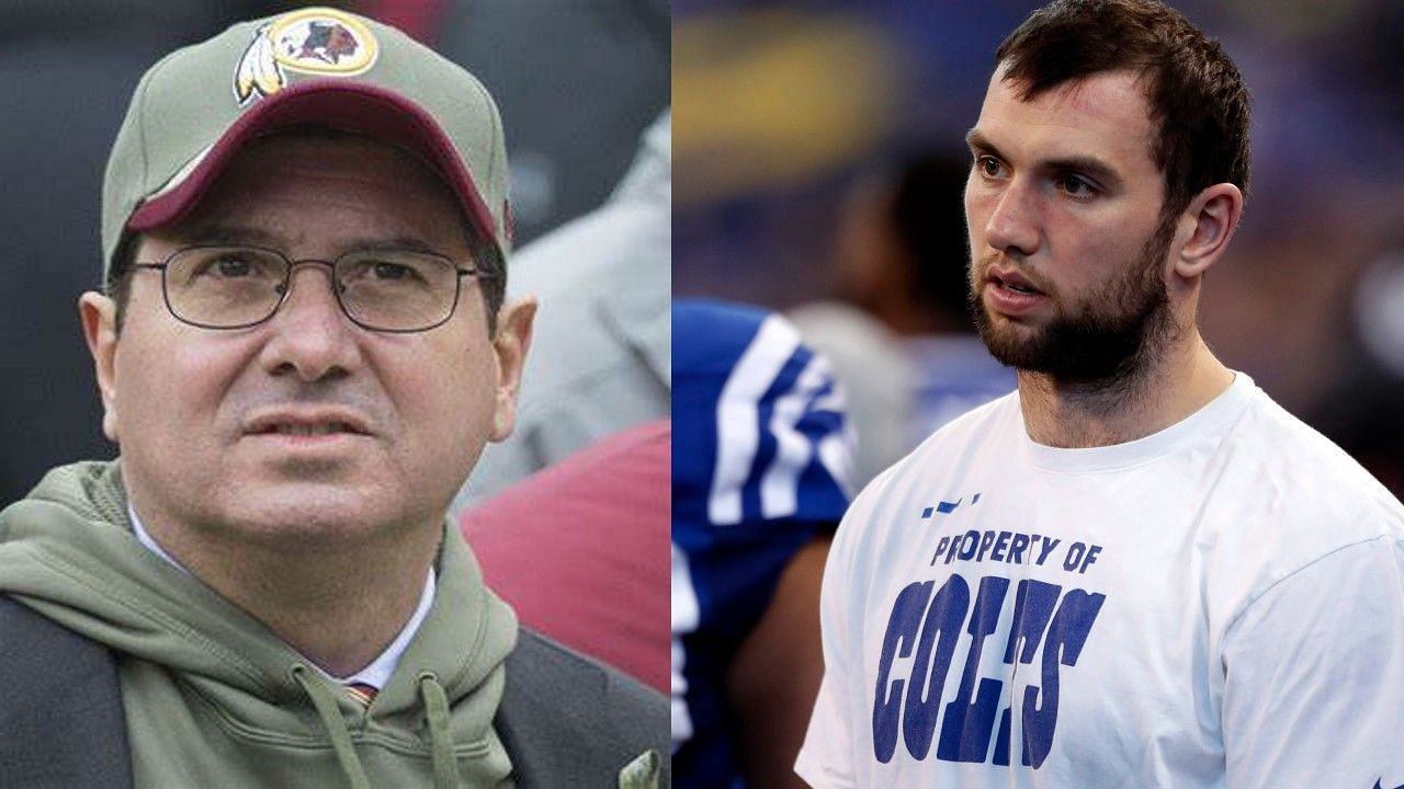 There are reports that Daniel Snyder inquired about retired quarterback Andrew Luck last year.