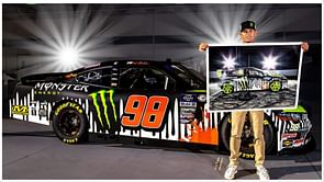 Riley Herbst and SHR pay tribute to Ken Block with his iconic Gymkhana 3 throwback scheme