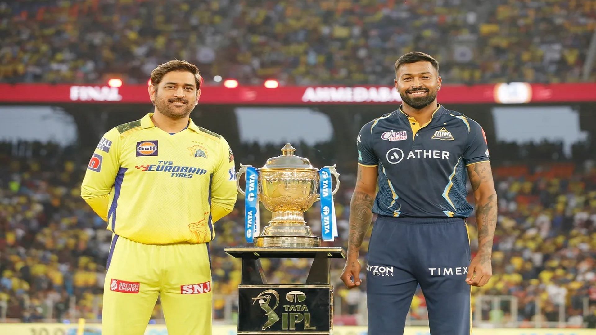 MSD and Hardik Pandya looked relaxed at the toss ahead of the grand finale