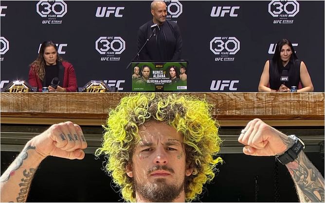 Sean O'Malley trolls turnout at UFC 289 pre-fight press conference