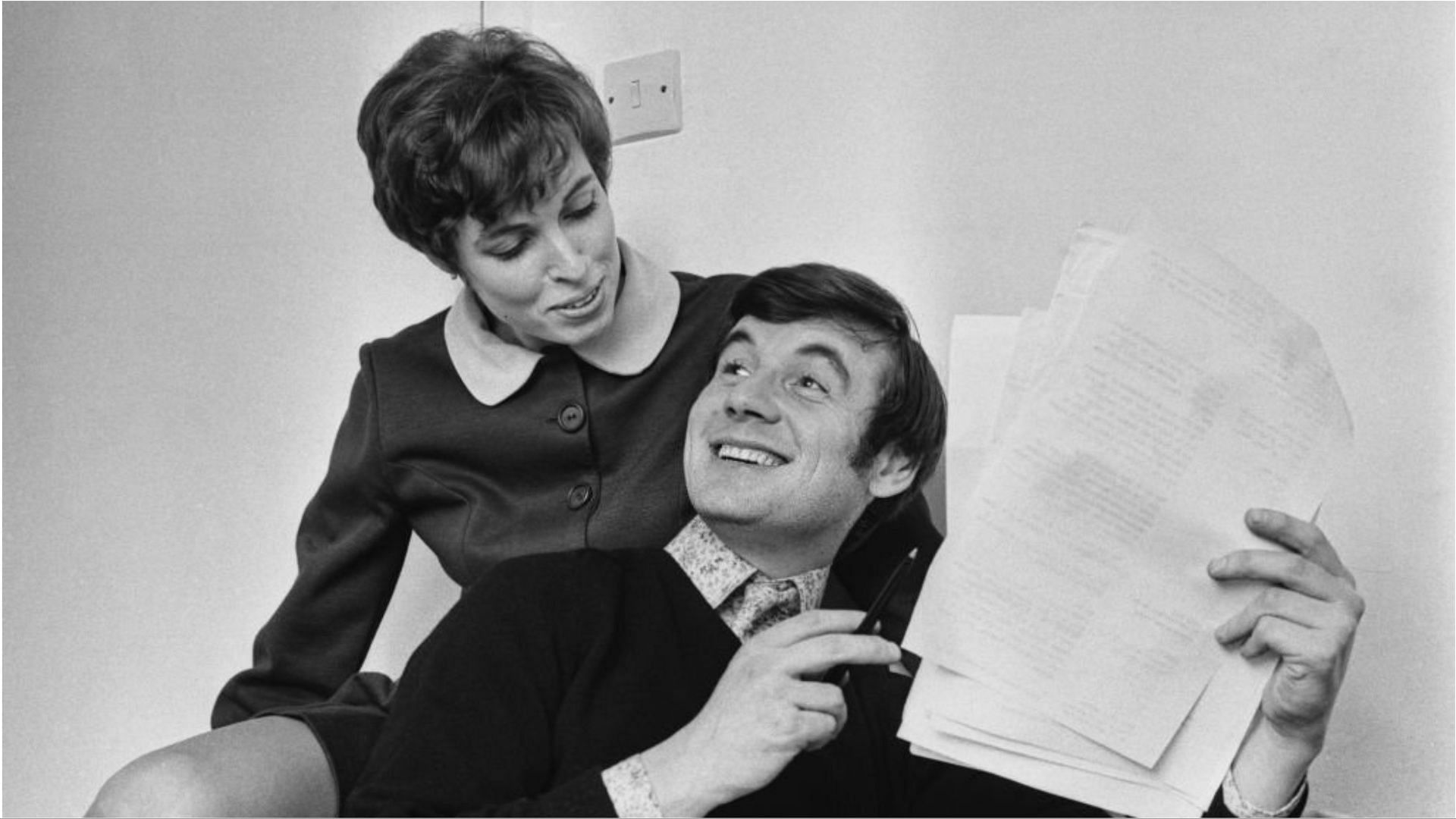Michael Palin and Helen Gibbins first met when they were 16 years old (Image via Popperfoto/Getty Images)