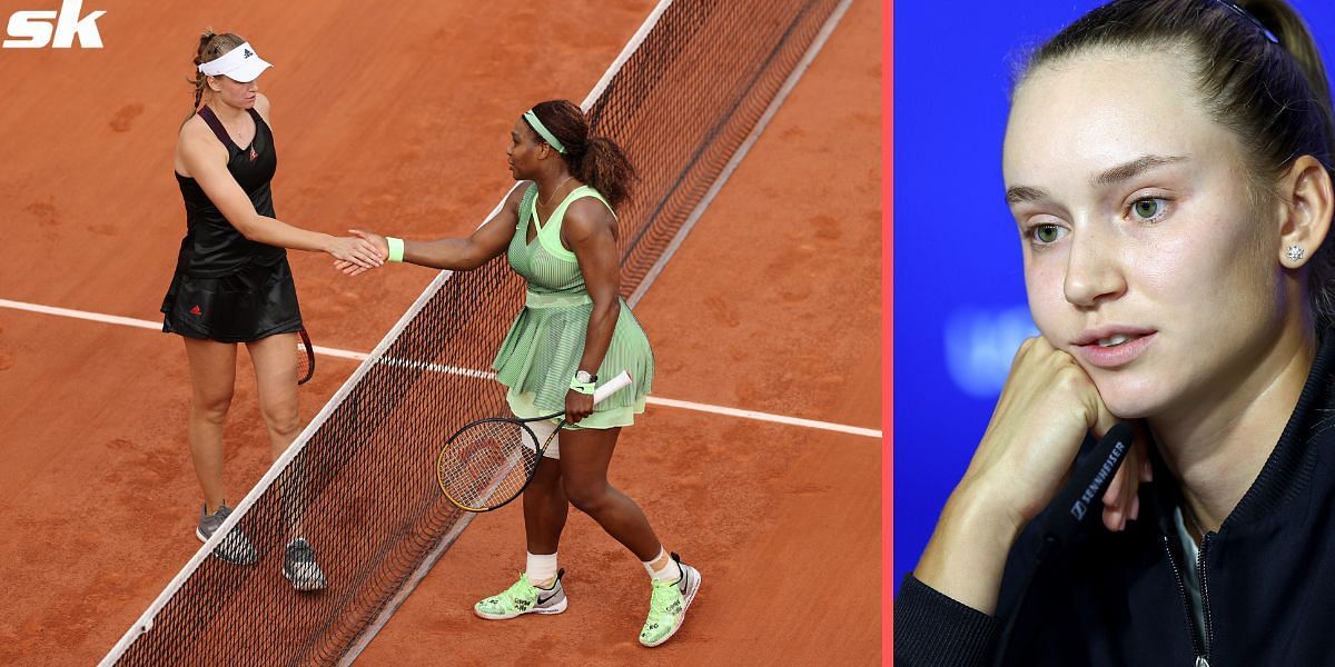Elena Rybakina remembers beating Serena Williams at the 2021 French Open
