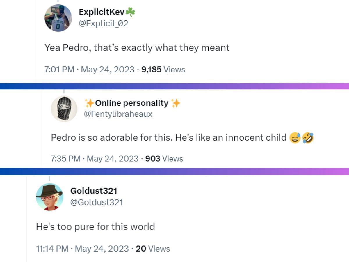 Stills of a fan tweets on Pedro Pascal&#039;s reaction to the internet calling him &quot;daddy&quot; (Images Via Twitter)