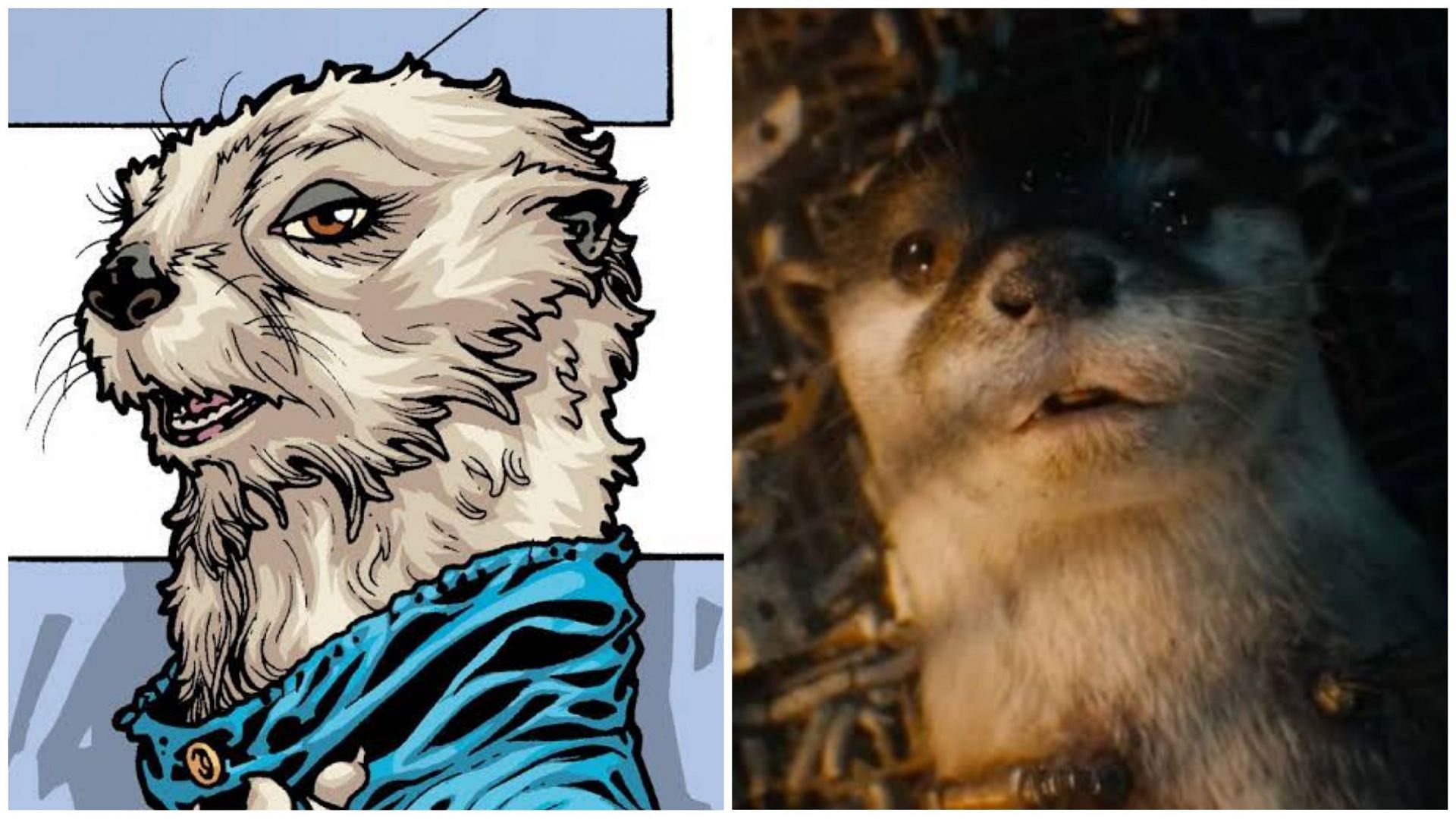 Lylla in the comics and Guardians of the Galaxy Vol 3 (Images via Marvel Comics and Marvel Studios)