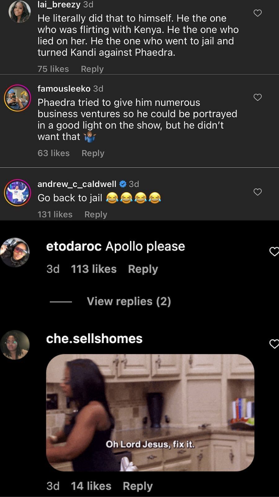 Fans slam Apollo Nida (Image via Instagram/@theneighborhoodtalk)