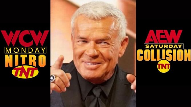 Eric Bischoff's cheeky reaction to AEW Collision's logo looking like WCW Nitro