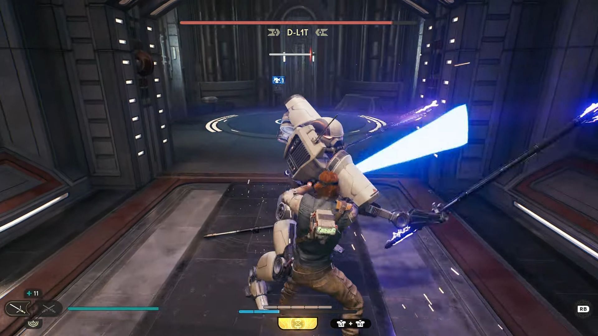 Its primary attack includes a simple weapon swing (Image via Electronic Arts)