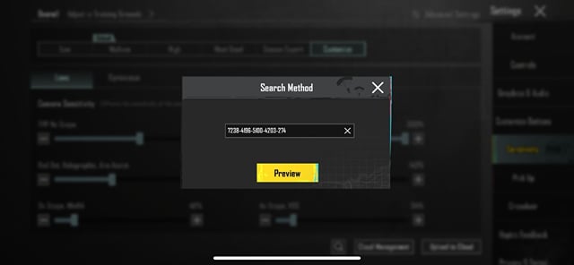 Best BGMI sensitivity codes to use after unban