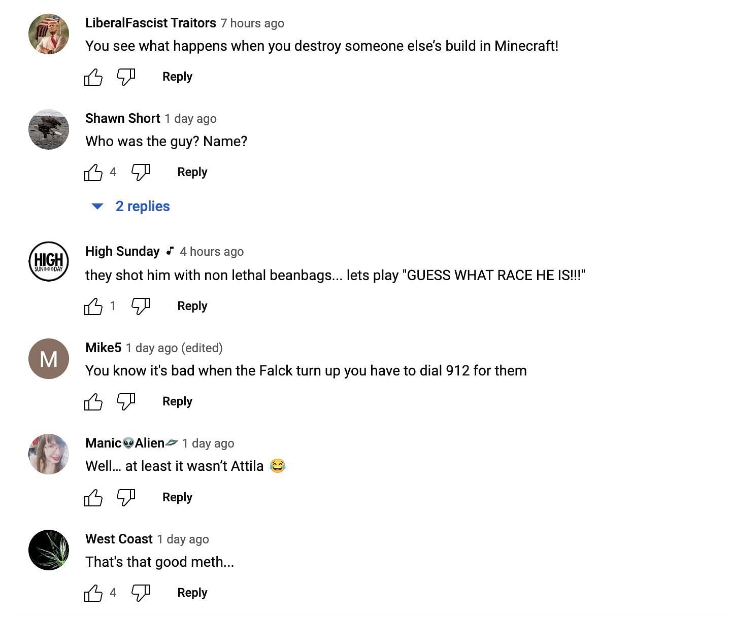 Netizens reacting to the viral video (Image via YouTube)