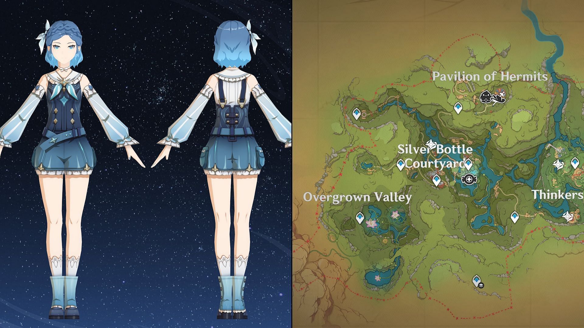 The new character and map