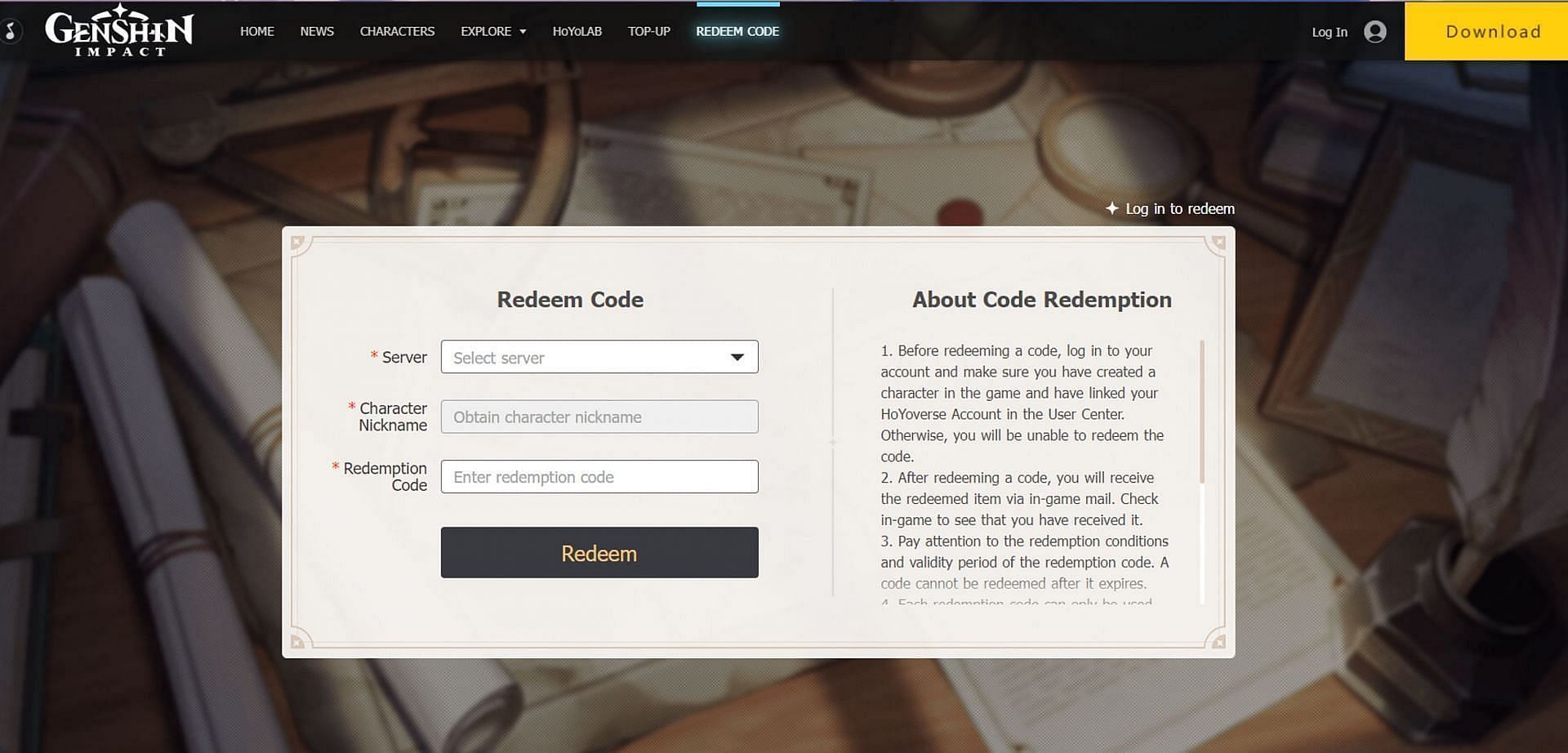 New 3.7 Official Redeem Codes (60 Primogems)