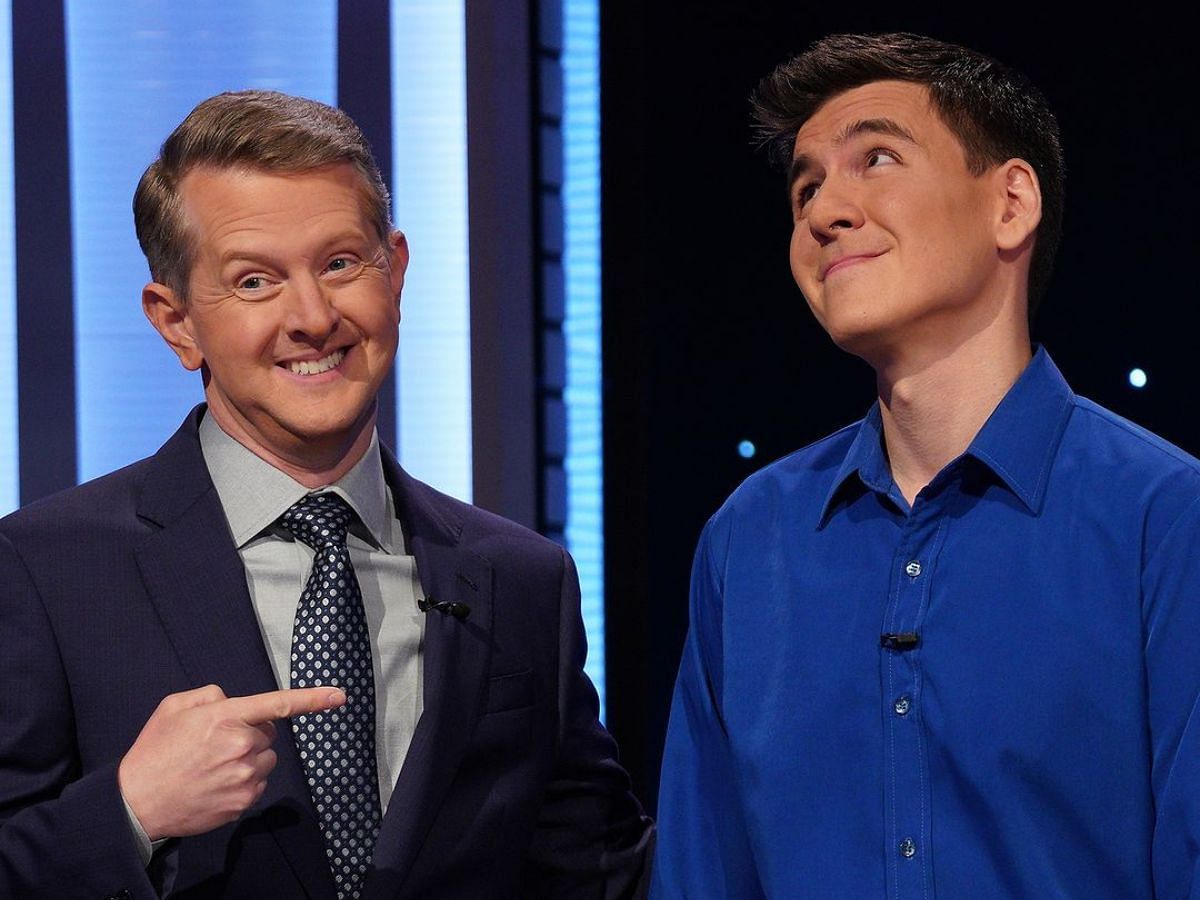 Ken Jennings and James Holzhauer from Jeopardy! Masters