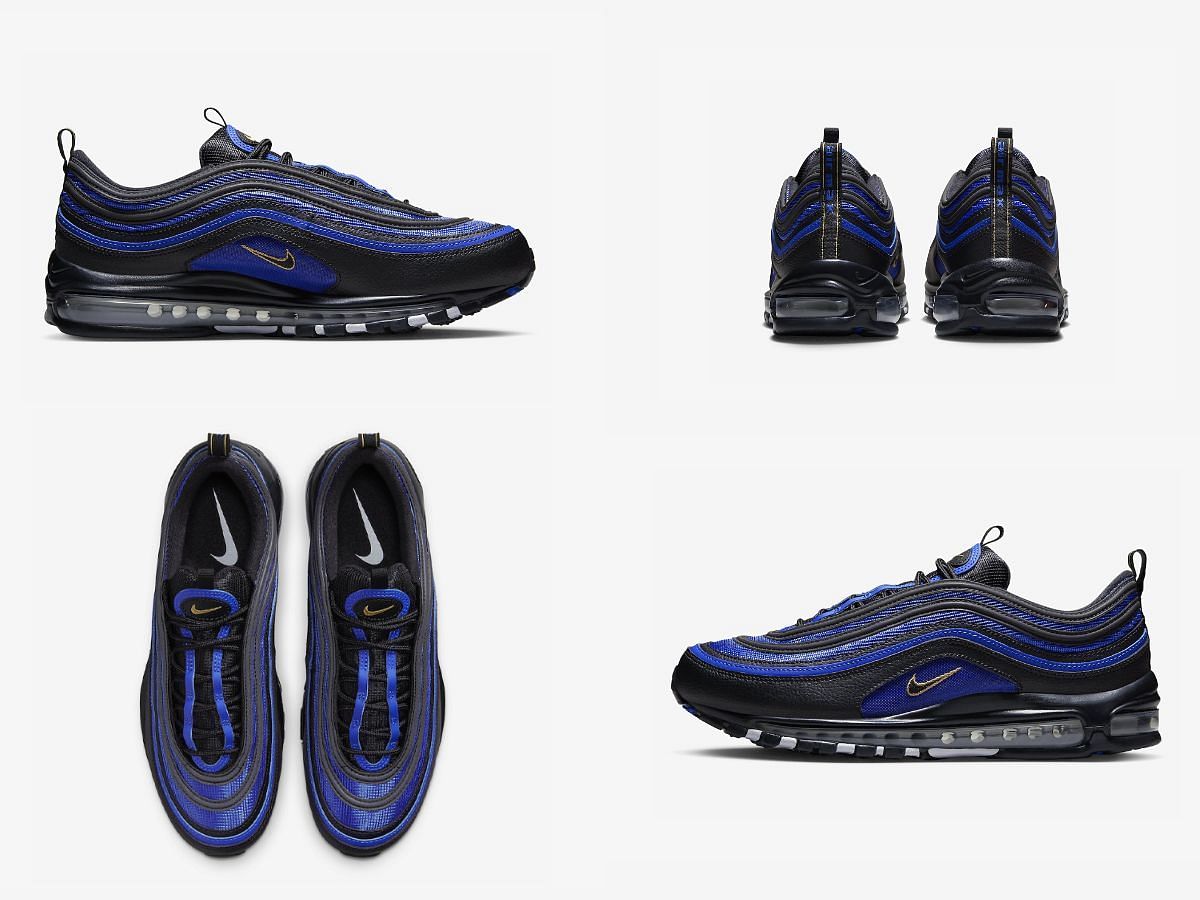 Upcoming Nike Air Max 97 &quot;Black Royal&quot; sneakers (Image via Sportskeeda)