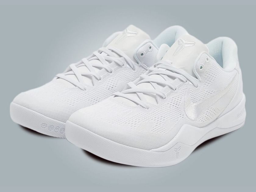 White: Nike Kobe 8 Protro “Triple White” shoes: Where to get, price ...