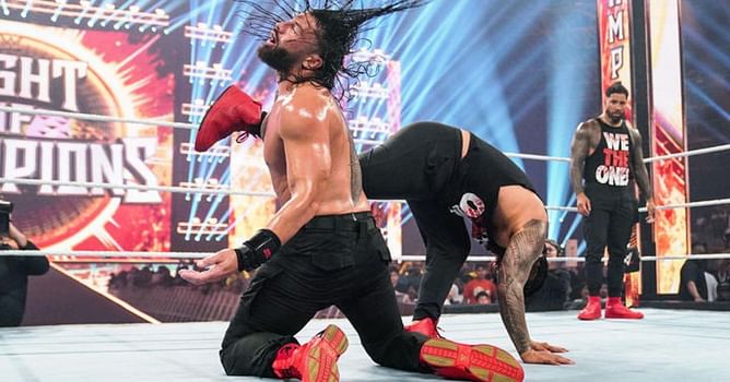 Jimmy Uso kicking Roman Reigns in the face sets a historic benchmark for WWE