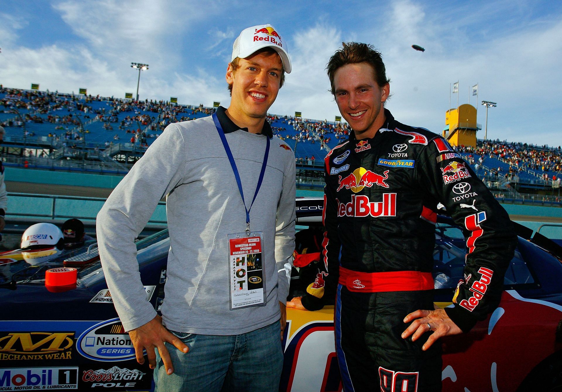 Sebastian Vettel and Scott Speed