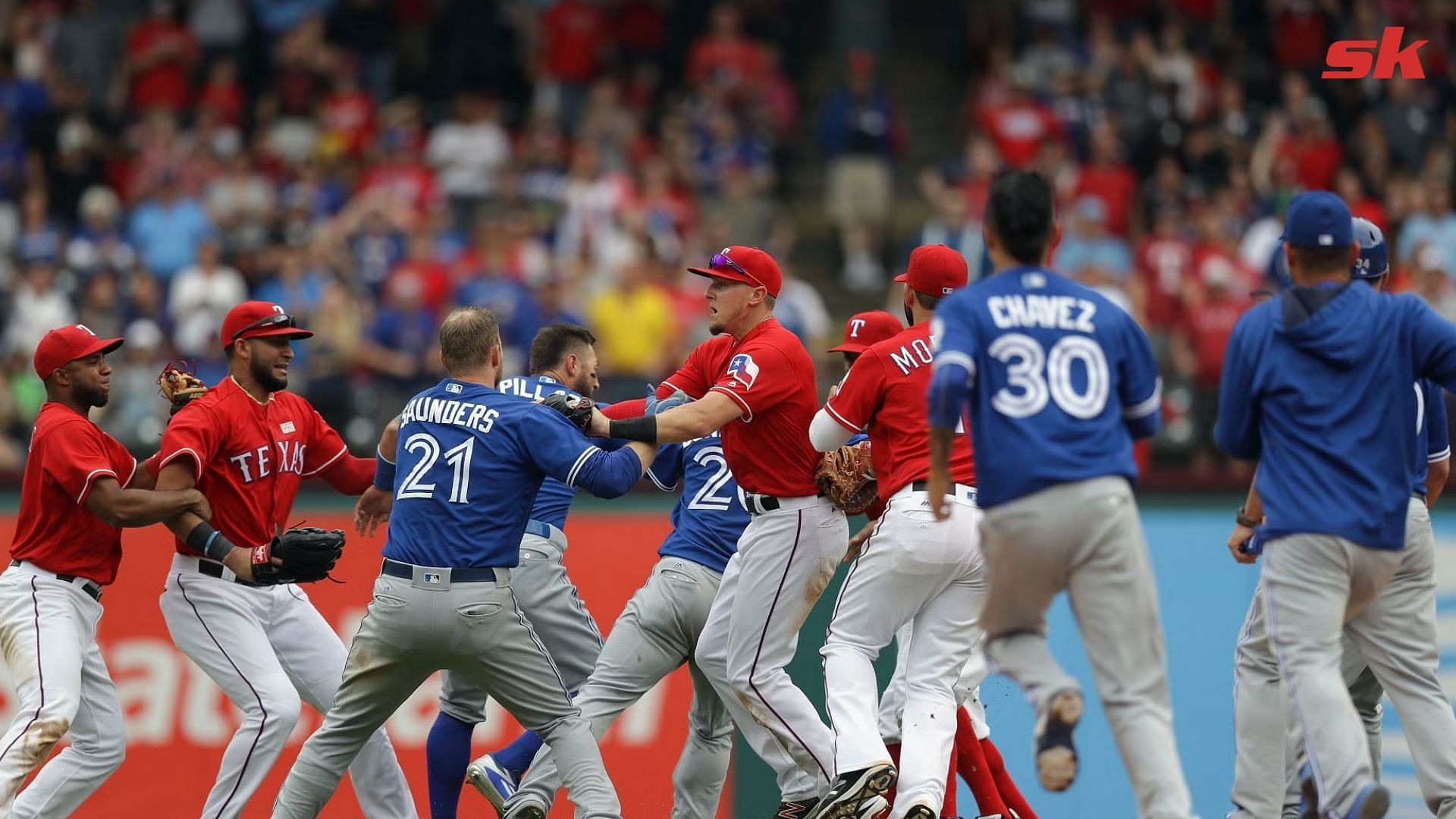 When Jose Bautista shot back after Rougned Odor clash that set off iconic bench-clearing brawl