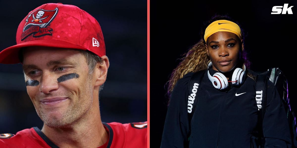 Tom Brady(L) and Serena Williams(R)