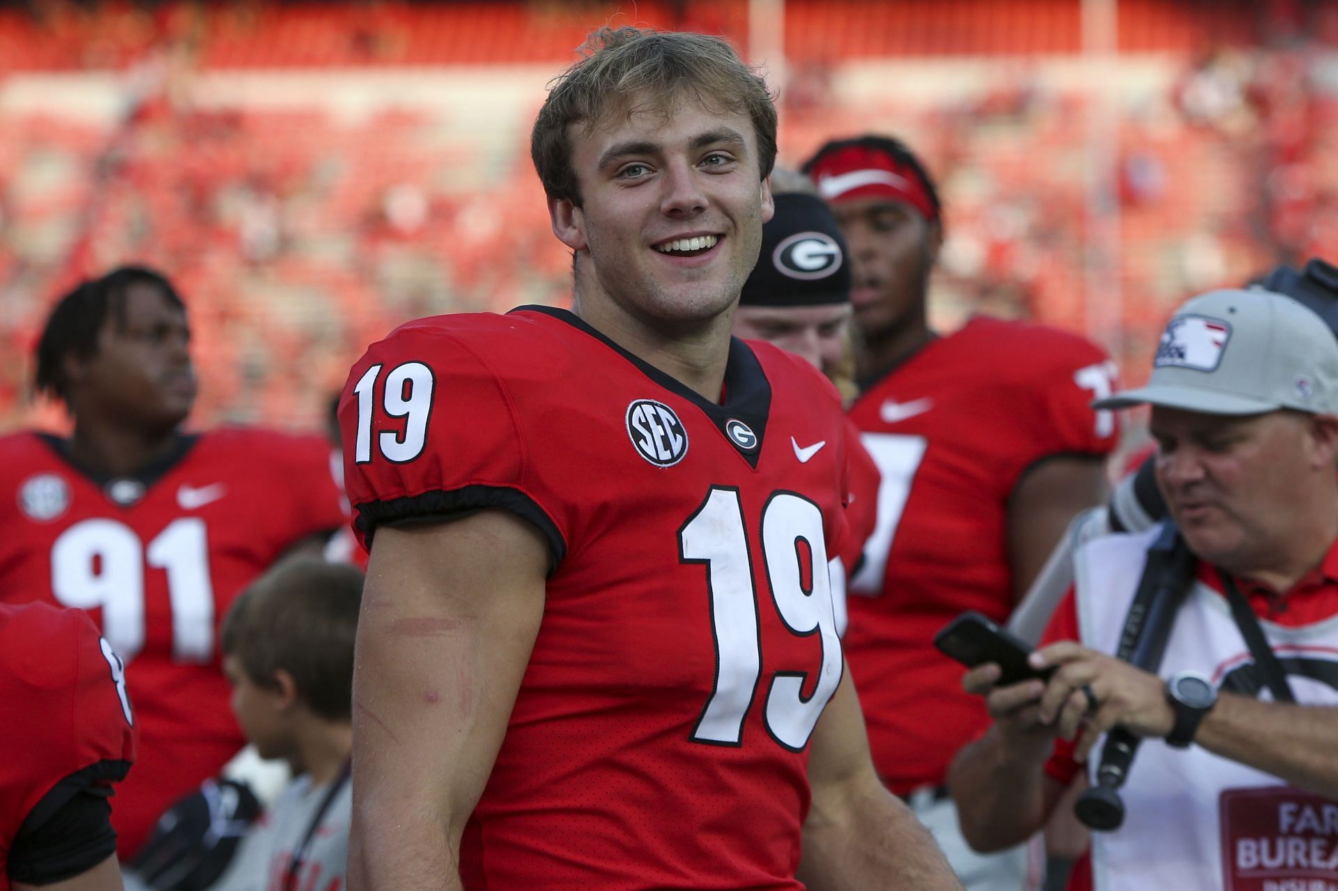 Brock bowers john mackey award winner outstanding tight end shirt